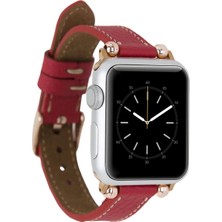 Shoplet Buğz Apple Watch Uyumlu Deri Kordon 38-40-41MM Ferro Erc2