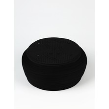 Sarıkhane Namaz Sarığı - Siyah Kumaş - Siyah Takke - Yuvarlak Sarım - Nâli Şerif - 5 Metre