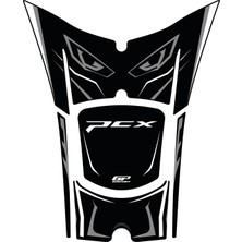Gp Kompozit Honda Pcx 125 / 150 2025-2026 Uyumlu Tank Pad Gri
