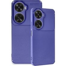 Olinea Newface Nova 12 Se Kılıf Auto Focus Karbon Kapak - Lacivert