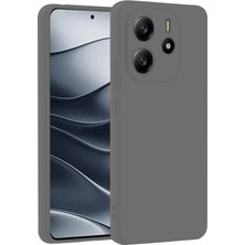 Olinea Newface Redmi Note 14 4g Kılıf First Silikon - Gri