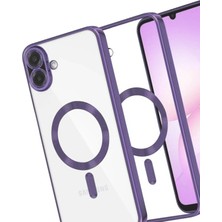 Olinea Newface Galaxy A07 4g Kross Magneticsafe Kapak - Mor