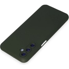 Olinea Newface Galaxy M14 5g Kılıf Nano Içi Kadife Silikon - Koyu Yeşil