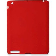 Magicool Ipad 4 9.7 Kılıf Evo Tablet Silikon - Kırmızı