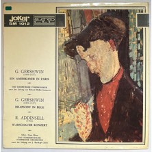 Joker G.gershwin R.addinsell Ein Amerikaner In Paris Rhapsody In Blue Warschauer Konzert Lp Plak (Orijinal 1966 Dönem Italya Baskı)