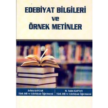 Anı Yayıncılık Edebiyat Bilgileri ve Örnek Metinler