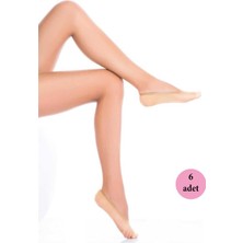 İlkyaz Fashion Ieg™ 6 Adet Microfiber Suba Kadın Babet Çorap Sahra 51