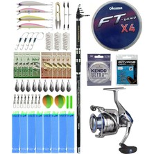 Yek Outdoor Yekoutdoor Surf Olta Seti Okuma Carbonite Pro Tele Surf 420 cm Surf Kamışı&okuma Safina Pro 8000 Olta Makinesi