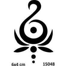 Airbrush Tattoo Lotus Dragon Kanatları Stencil Süsleme ve Boyama Kalıbı