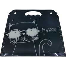 Elit Siyah 8 Bölmeli Körüklü Dosya