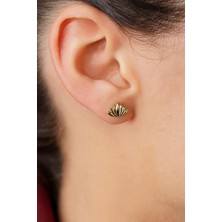 Fiyonk Kuyumculuk 14 Ayar Altın Baby Lotus Küpe