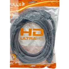 Fully G-507B 19+1 Pin V2.0 4K 60hz 3 Metre Örgülü Gold Hdmı Kablo