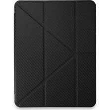 Magicool Ipad Pro 13 (2024) Kılıf Color Karbon Tablet Kılıfı - Siyah