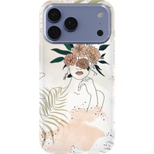 Lelia iPhone 17 Pro Uyumlu Baskılı Şeffaf Telefon Kılıfı | Koleksiyon: Oneline Essence