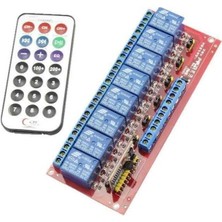 Voltaj Ir Kumandalı Röle Kartı 5V 8 Kanal
