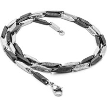 Moncuk Design Paslanmaz Erkek Çelik Kolye 335111P2D3