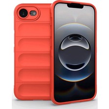 Genel Tedarik iPhone 16E Kılıf Optimum Silikon - KIRMIZI-(5796) - EMTHBA3419-2720