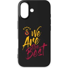 iPhone 16 Uyumlu Galatasaray We Are The Best Siyah Silikon Lisanslı Telefon Kılıfı