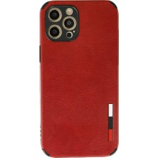 Genel Tedarik iPhone 12 Pro Max Kılıf Loop Deri Silikon - KIRMIZI-(5796) - EMTHBA5736-8281