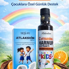 Çare Burada Çareburada Çocuklara Özel Günlük Destek Seti | Kalsiyum D3 + C Vitaminli Harnup Pekmezi