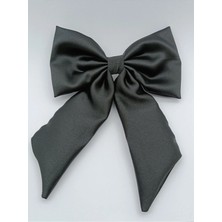 Boncukcu Abla Saten Kurdela Toka Otomatik Fiyonk Toka (Fransız Klipsli)