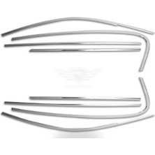 Universal Bmw Uyumlu F-30 Krom 2011-2019 8 Parça Cam Çerçevesi