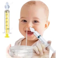 Roichil Yeniden Kullanılabilir, Manuel Burun Temizleyici 10ML Kapasiteli Burun Açıcı Şırınga