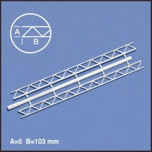 Schulcz 1712120-5 Metal Konstrüksüyon Kiriş -Beyaz -5,0X10