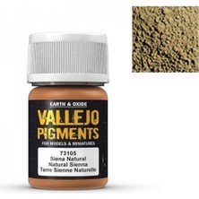 Vallejo 73105 35 Ml. Natural Sienna, Model Boyası Pigmenti