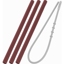 Hype Store Silikon Pipet 3 Lü & Tem.fırçası - Velvet Rose