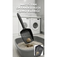 Shoplet Buğz Küçük Delikli Ince Taneli Kedi Kumu Küreği – Dayanıklı, Ergonomik, Hijyenik Temizlik Küreği