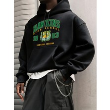 Hawkins Lisesi 1983 Baskılı Erkek Hoody Moda Sıcak Kapüşonlular Polar Hip Hop Spor Giyim Cep