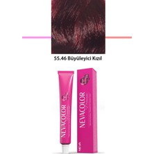 ModaSize Premium 55.46 Büyüleyici Kızıl - Kalıcı Krem Saç Boyası 50 G Tüp