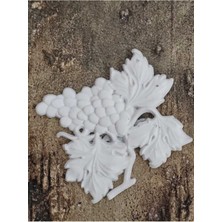Üzüm Salkımı Esnek Aplik NO:HS27 Ahşap, Mobilya Yenileme, Mobilya Süsleme 10X10CM