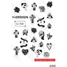 Gala Smart  Stıcker Naıl Art NO:G-315