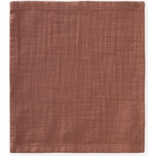 Cigit Organik Müslin Bez 50X50 cm Kahve