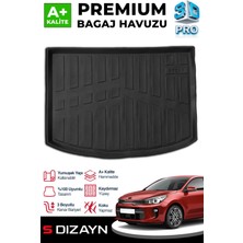 Universal S-Dizayn Kia Rio Hb 3D Pro Bagaj Havuzu 2017 Üzeri A+ Kalite
