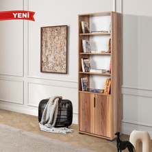 EVMO Home 8103 Evm Kitaplık , 2 Kapaklı , 6 Bölmeli , 5 Raflı , Söğüt