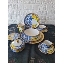 Konyax 44 Parça Çeyiz Seti 6 Kişilik Lemone