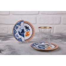 Konyax Hybrid 1 6 Kişilik 12 Parça Çay Seti