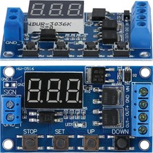 Voltaj 6-30V Zaman Ayarlı mosfetli Modül