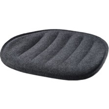 Hobiurun Çalışma Sandalyesi Oturma Minderi, Koyu Gri, 41X43 cm