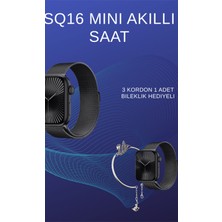 Sq-16 Mini Series 10 Akıllı Saat | Spor Modları, Bildirim ve Müzik Kontrolü