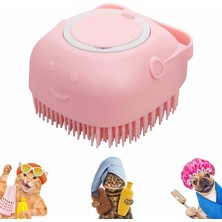 Hype Store Aputue Evcil Hayvan Banyo Fırçası, Köpek Banyo Fırçası, Banyo Için Köpek Masaj Fırçası, Yumuşak Sili