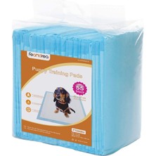 Hype Store Feandrea Köpek Yavrusu Altlığı, 90 x 60 Cm, 55 Adet, Mavi-Beyaz PTD95BU