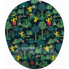 Hype Store Iyi Fikirler Kaktüs ve Orman Desenli Bilek Destekli Mouse Pad