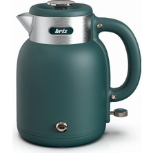 Hype Store Briz BR1040 Retro Yeşil Su Isıtıcı Çelik Kettle