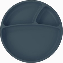 Hype Store Porsiyon Vakum Tabanlı Silikon Tabak Deep Blue