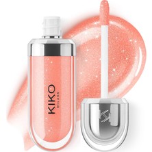 Hepta Collection Kiko Dudak Parlatıcısı - 3D Hydra Gloss - 03 Pearly Apricot - Besleyici ve Nemlendirici