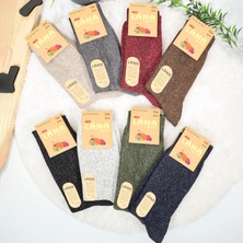 Kral Socks Kadın Koyun Yünü Lambswool Kışlık 3'lü Set Çorap